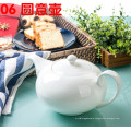 Haonai porcelain tea pot restaurant tea pot fine bone china ceramic tea pot elegant coffee pot